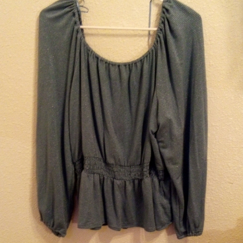 LC Lauren Conrad Teal Blouse